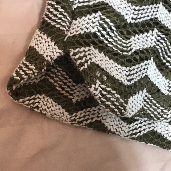 Anna Grace Crochet Chevron Boutique Shorts Pockets - Picture 4 of 8